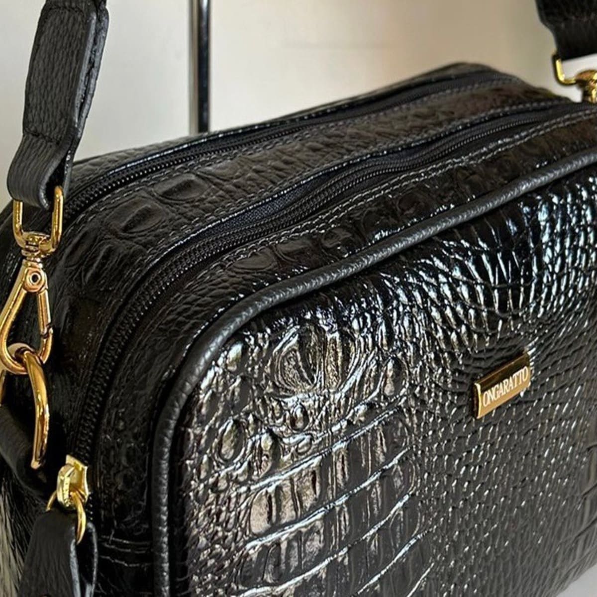 Bolsa Tiracolo Pequena Retangular